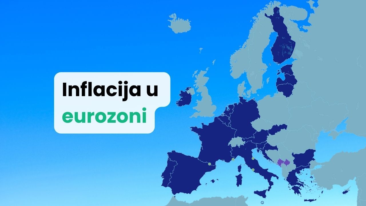 Inflacija u eurozoni pala na 2,8% u lipnju 2026.