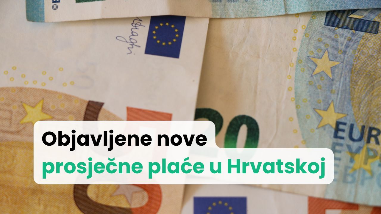 Objavljena prosječna plaća za studeni 2025. u Hrvatskoj