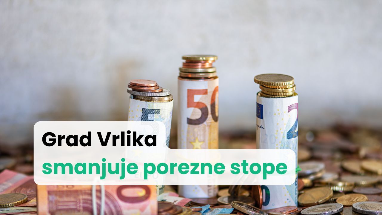 Nove porezne stope u gradu Vrlika od 2026. godine