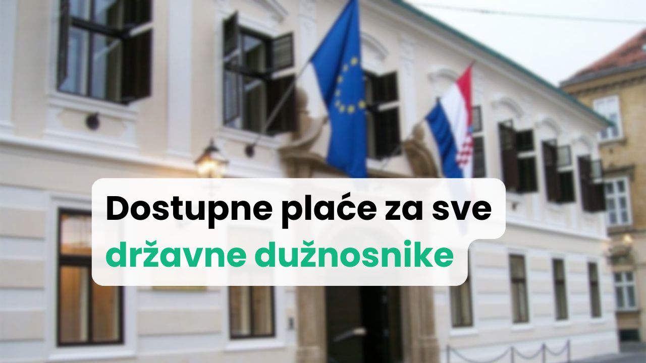 Plaće državnih dužnosnika sada dostupne na portalu