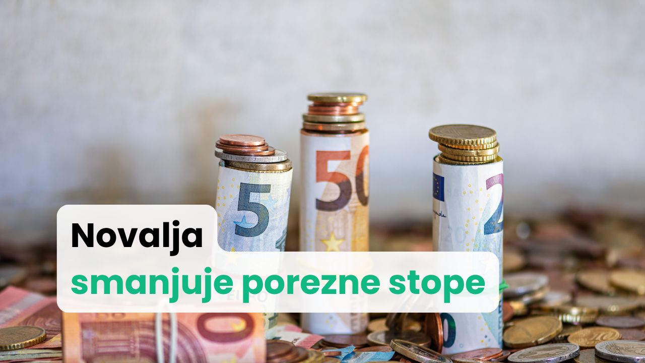 Nove porezne stope u gradu Novalja od 2026. godine